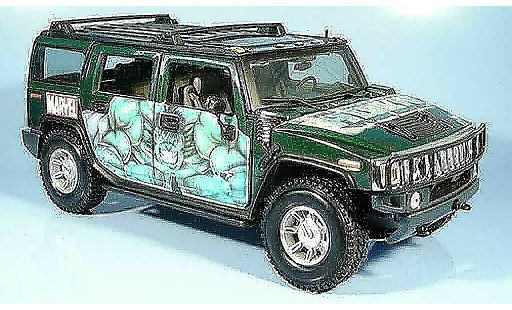 Hummer H2 Base 1/18 Maisto suv hulk miniature