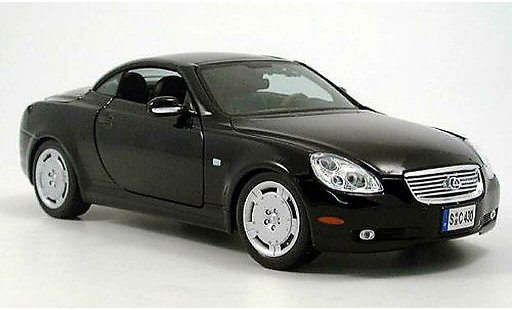 Lexus SC 430 1/18 Maisto noir toit ferme 2002 miniature