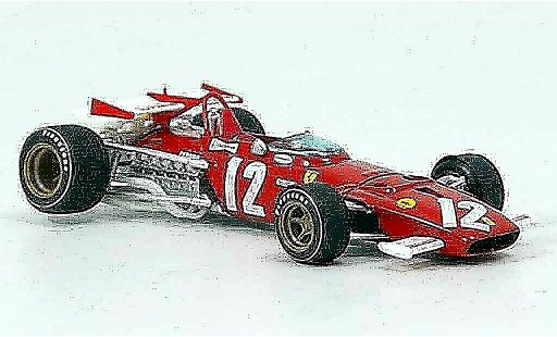 Ferrari 312 B 1/43 Brumm no.12 jacky ickx gp osterreich 1970 miniature