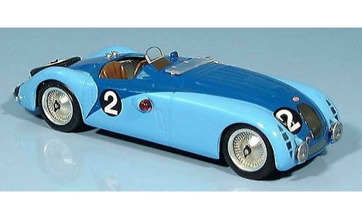 Bugatti 57 G (course) 1/43 IXO vainqueur Le Mans J.P.Wimille - R. Benoist 1937 miniature