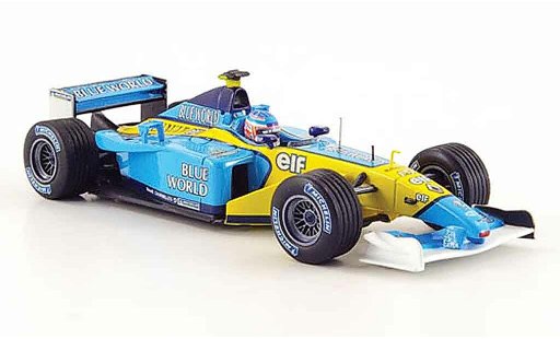Renault F1 2002 1/43 Eagle team rs 202 no.15 j.button miniature