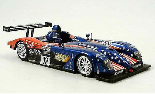 Panoz LMP01 Le Mans 1/43 IXO No 12 Jeannette Donohue Auberlen Le Mans 2002 miniature