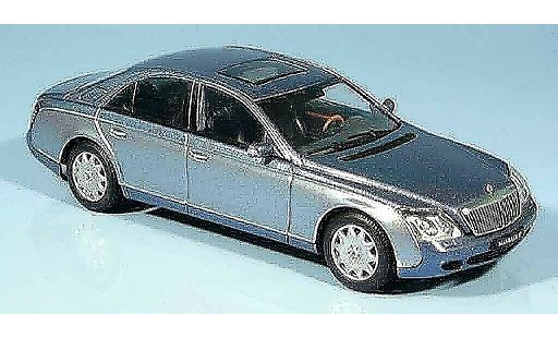 Maybach 57 SWB 1/43 Autoart bleu grise metallisee 2002 miniature