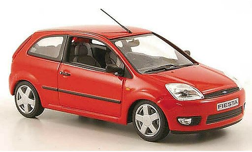 Ford Fiesta MKIV 1/43 Minichamps rouge 3-portes miniature