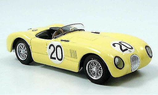 Jaguar C-Type Course 1/43 Brumm no.20 laurent tornaco neunter le mans 1953 miniature