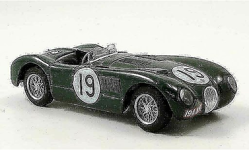 Jaguar C-Type Course 1/43 Brumm no.19 whitehead stewart vierter le mans 1953 miniature
