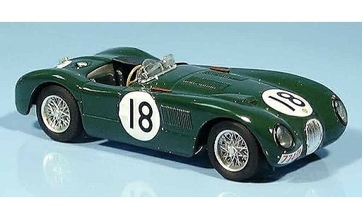 Jaguar C-Type Course 1/43 Brumm no.18 rolt hamilton vainqueur le mans 1953 miniature