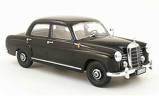 Mercedes 180 Base 1/18 Revell ponton (w 120) noire 1953 miniature
