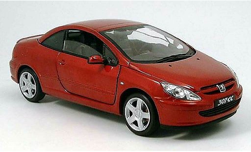 Peugeot 307 CC 1/18 Solido rouge 2003 miniature