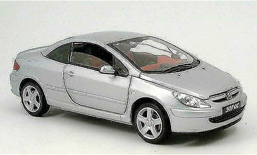 Peugeot 307 CC 1/18 Solido grise 2003 miniature