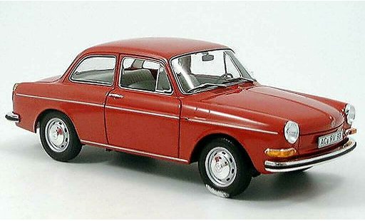 Volkswagen 1600 Base 1/18 Minichamps l rouge 1970 miniature