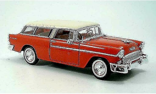 Chevrolet Nomad Station Wagon 1/18 Maisto rouge blanche 1955 miniature