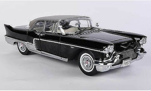 Cadillac Brougham Sedan 1/18 Sun Star noire 1957 miniature