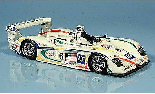 Audi R8 LMP course 1/43 Minichamps 2003 LeMans Pirro Lehto Johansson miniature