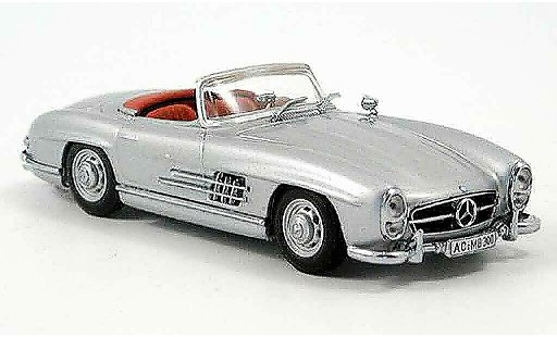 Mercedes 300 Roadster 1/43 Minichamps grise metallisee 1959 miniature