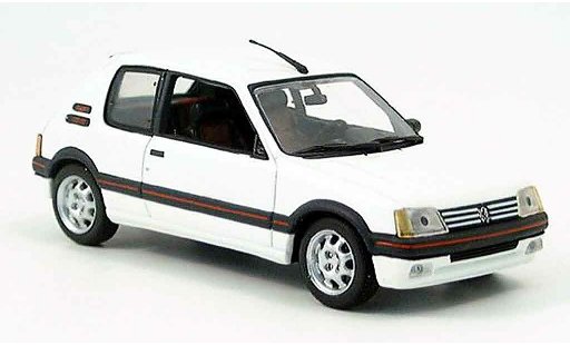 Peugeot 205 GTI 1/43 Minichamps 1.9 Blanc Meije 1990 miniature