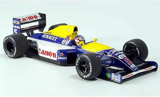 Renault F1 1991 1/43 Minichamps williams fw14 mansell miniature