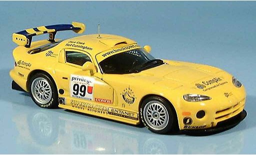 Dodge Viper GTS R 1/43 Minichamps GB Clark Cunningham 1999 miniature