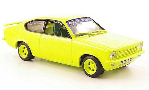 Opel Kadett C Coupe 1/43 Minichamps Street Racer neonjaune miniature