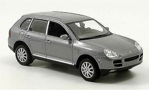 Porsche Cayenne Base 1/43 Minichamps V6 grise 2003 miniature