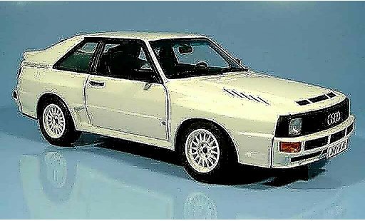 Audi Sport Quattro coupe 1/18 Autoart swb blanche 1984 miniature