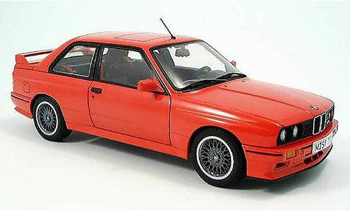 Bmw M3 coupe 1/18 Autoart E30 rouge miniature