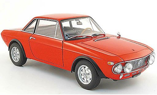 Lancia Fulvia HF 1/18 Autoart 1.6 fanalone rouge miniature