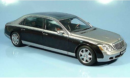 Maybach 62 LWB 1/18 Autoart grise /noire miniature