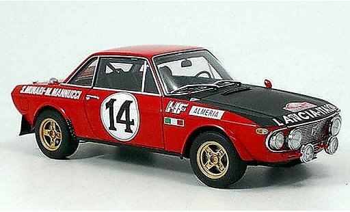 Lancia Fulvia HF 1/18 Autoart 1.6 munari-man. 1972 miniature