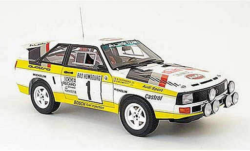 Audi Sport Quattro rallye 1/18 Autoart no.1 monte carlo 1985 miniature