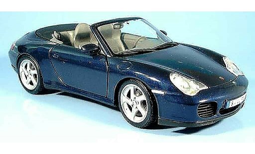 Porsche 911 4S 1/18 Maisto Cabriolet bleu 2003 miniature