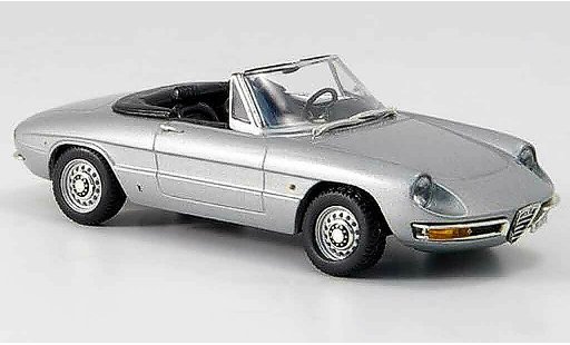 Alfa Romeo Spider Duetto duetto 1/43 Vitesse grise metallisee ouvert 1966 miniature