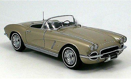 Chevrolet Corvette Convertible 1/18 Autoart C1 beige millenium edition 1962 miniature