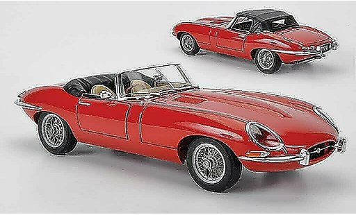 Jaguar E-Type Roadster 1/18 Autoart Series I 3.8 rouge miniature