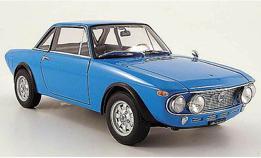 Lancia Fulvia HF 1/18 Autoart 1.6 fanalone bleu miniature
