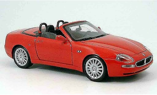 Maserati GT Spyder Base 1/18 Burago rouge 2003 miniature