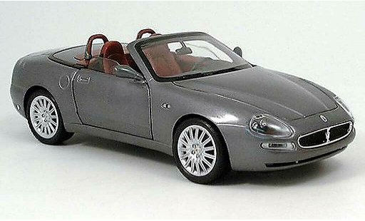 Maserati GT Spyder Base 1/18 Burago grise 2003 miniature