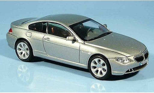 Bmw 635 coupe 1/43 Kyosho E63 d grise metallisee 2003 miniature