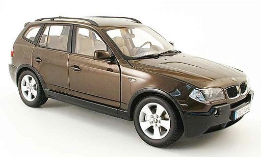 Bmw X3 E83 1/18 Kyosho marron 2003 miniature