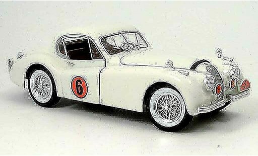 Jaguar XK 120 1/18 Signature racing blanche 1949 miniature