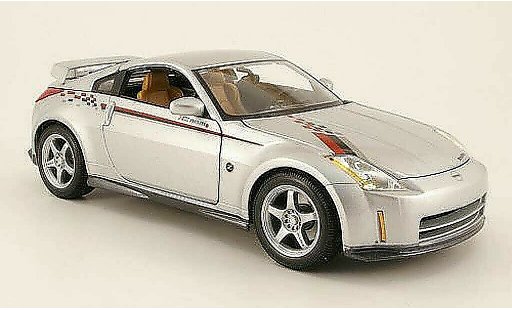 Nissan 350Z Nismo 1/18 Maisto s-tune grise clair metallized miniature