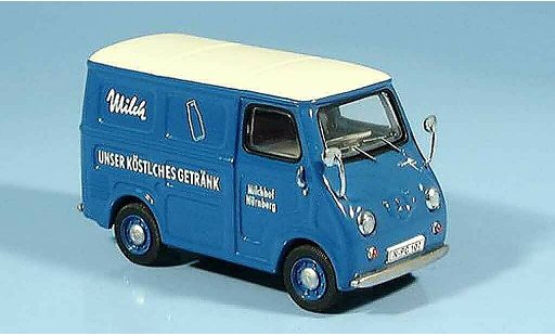Goggomobil TL Kastenwagen 1/43 Premium Cls 250 fourgon Milchhof bleu miniature