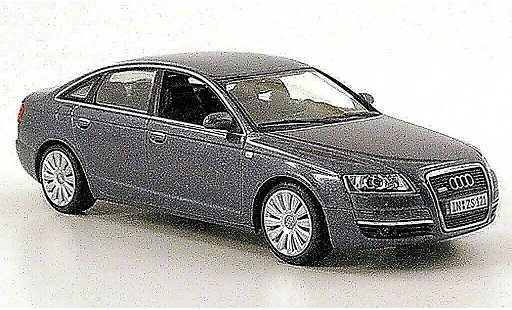 Audi A6 berline 1/43 Minichamps (C6) grise 2004 miniature