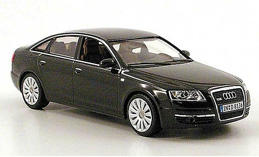 Audi A6 berline 1/43 Minichamps (C6) noire 2004 miniature