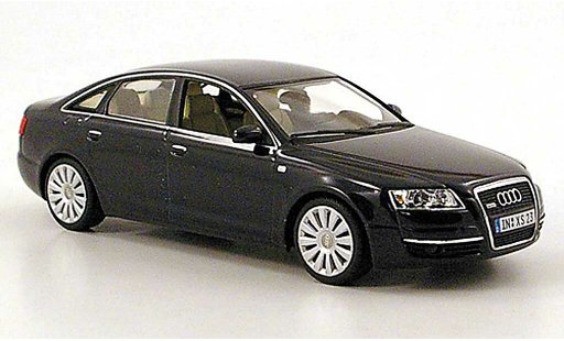 Audi A6 berline 1/43 Minichamps (C6) bleu 2004 miniature