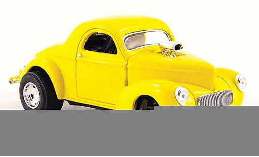 Willys Coupe 1941 1/43 Eagle Hot Rod jaune miniature