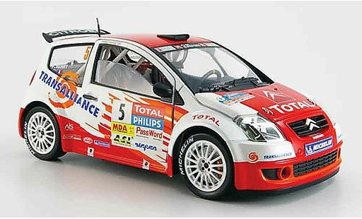 Citroen C2 S1600 1/18 Solido no.5 total jwrc 2004 miniature