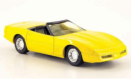 Chevrolet Corvette Convertible 1/43 Solido C4 Cabriolet jaune 1984 miniature