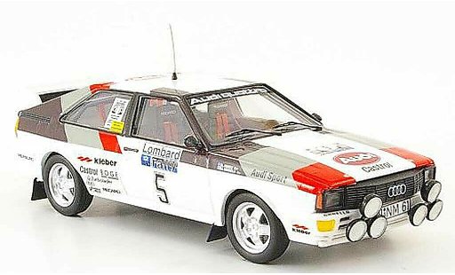 Audi Quattro coupe 1/43 Trofeu vainqueur RAC Mikkola-Hertz 1981 miniature