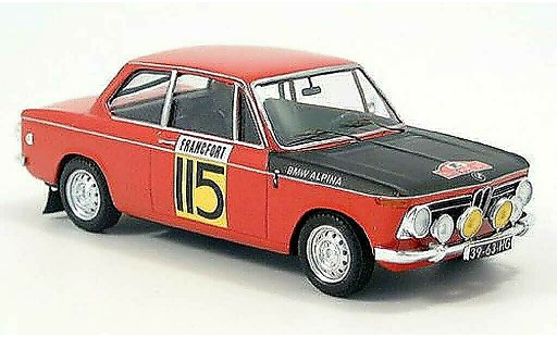 Bmw 2002 ti 1/43 Trofeu Monte Carlo Slotemaker-Geest 1969 miniature